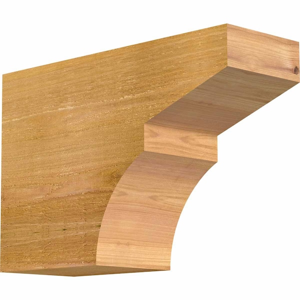 Ekena Millwork Monterey Rough Sawn Rafter Tail, Western Red Cedar, 6"W x 12"H x 18"L RFT06X12X18MON00RWR - main